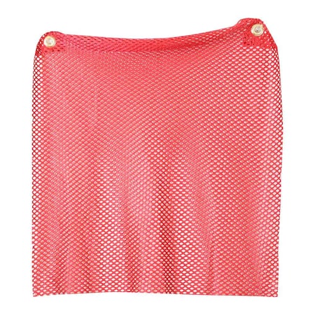 Us Cargo Control 18" x 18" Fray Resistant "Jersey" Mesh Flag, Reinforced, w/Grommets SF1818JRED